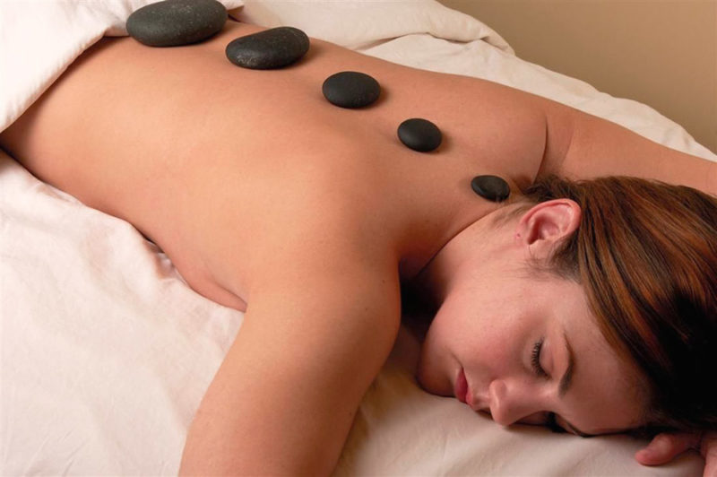 Hot stone massage